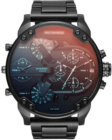 Diesel Mr Daddy DZ7396 Black Dial XXL Men's Watch | Montres Outlet